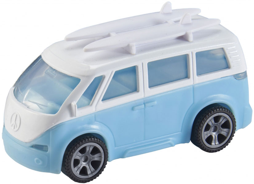 - Die-Cast Mini Van, Husbil - Blå