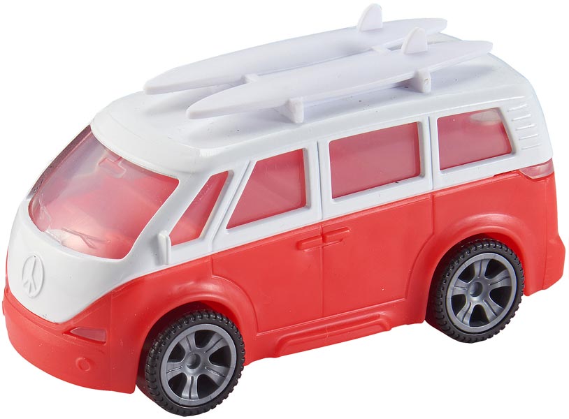- Die-Cast Mini Van, Husbil - Röd