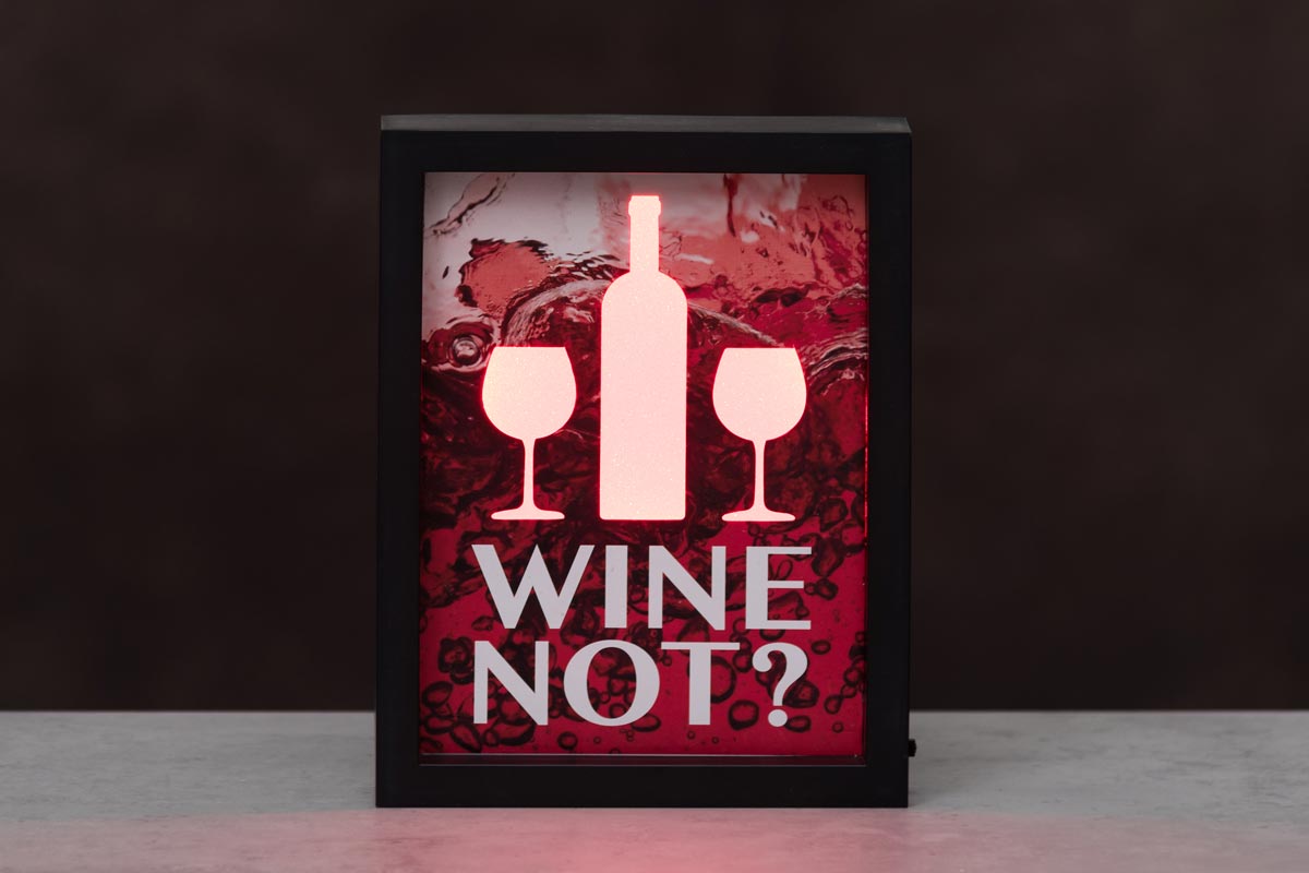 Prydnadsbelysning Wine not?