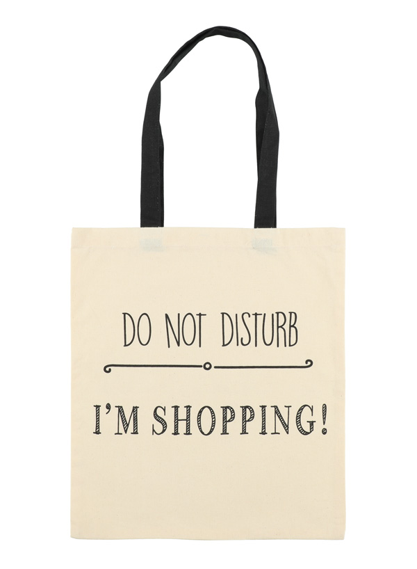 Tygkasse - Do not Disturb - 39 x 43 cm