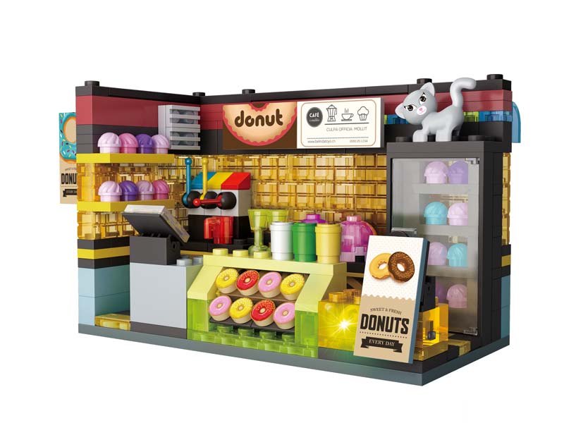 Byggsats - Donut-butik