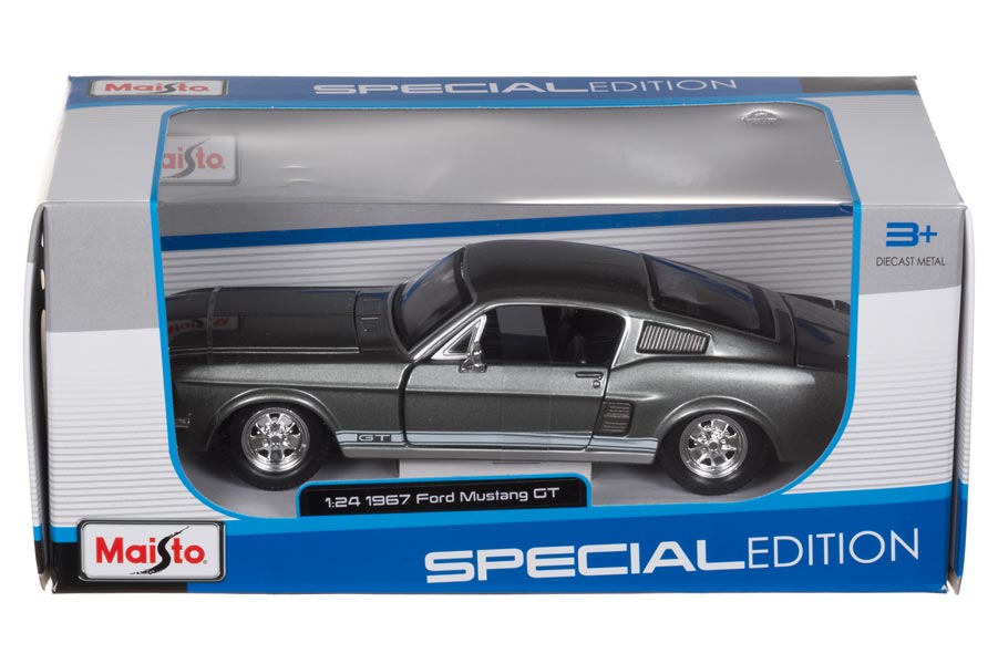 Special Edition Samlarbil 1:24 - 1967 Ford Mustang GT - Silver - Bild 3