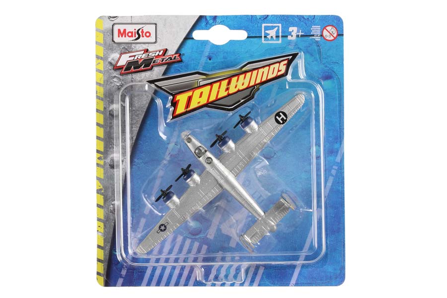 Tailwinds - Silvrigt propellerflygplan