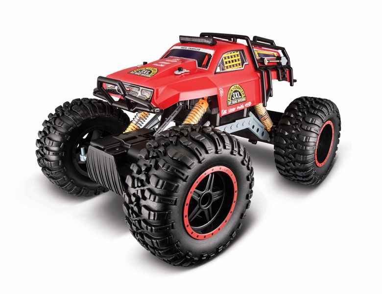 Radiostyrd Rock Crawler 2,4ghz - Röd