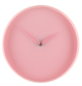 Väggklocka Drop 30 cm - Rosa