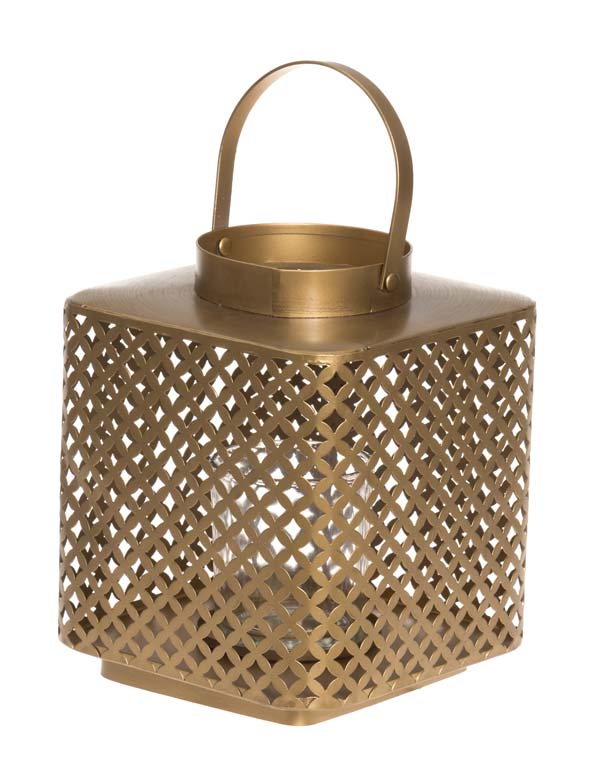 Lykta Marrakesh 19 cm - Mässing