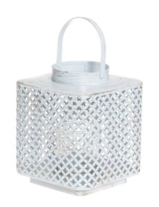 Lykta Marrakesh 19 cm - Vit
