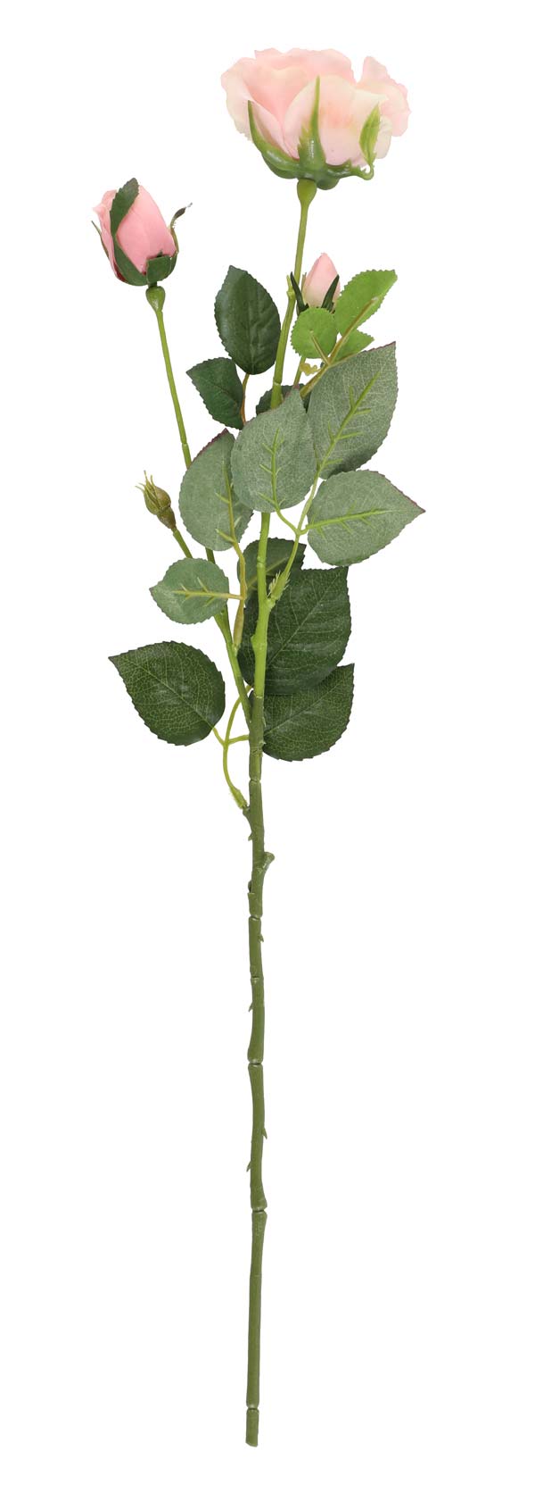 Konstgjord snittblomma - Ros 61 cm Ljusrosa