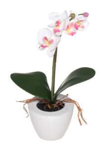 Konstgjord växt - Orkidé 21 cm Rosa