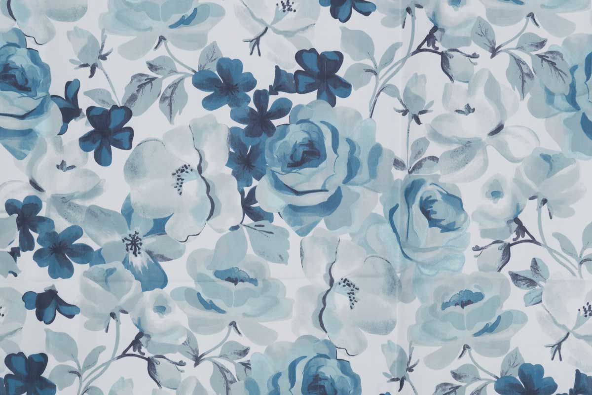 Duschdraperi Laurel 180 x 200 cm - Blå