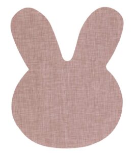 Bordstablett Rosa Kanin 46 x 36 cm