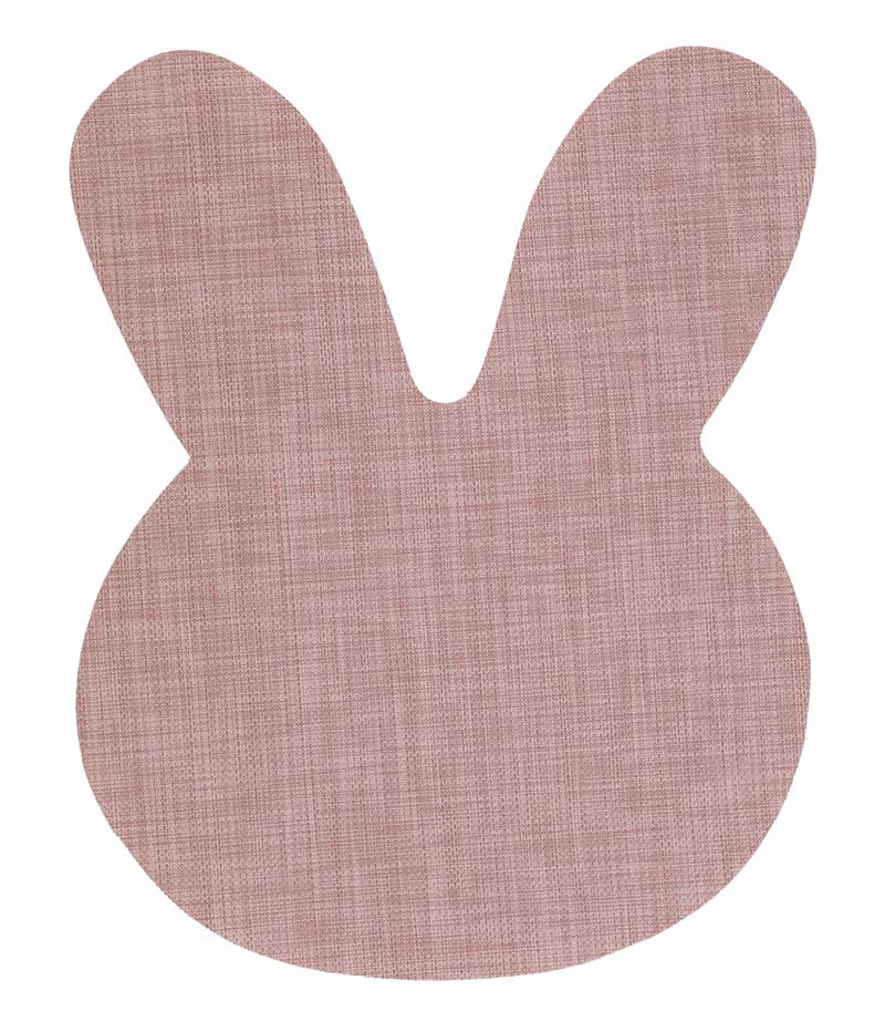 Bordstablett Rosa Kanin 46 x 36 cm
