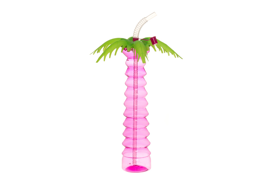 Palmträd-flaska - Rosa