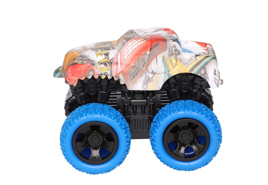 Stuntbil 16 cm - Blå