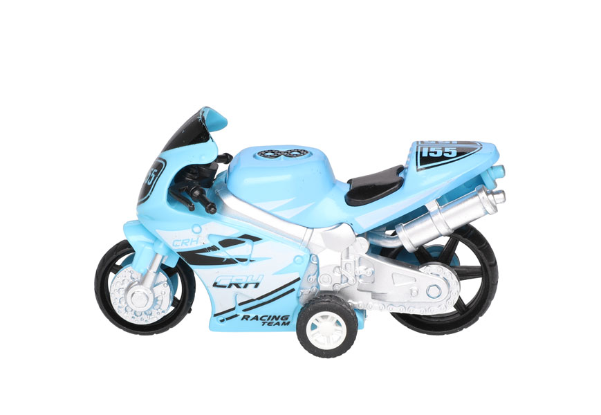 Leksaksfordon: Motorcykel Enduro 9,5 cm - Blå