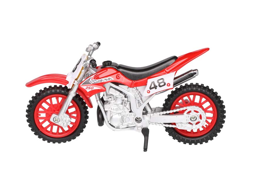Leksaksfordon: Motorcykel 12,5 cm - Röd
