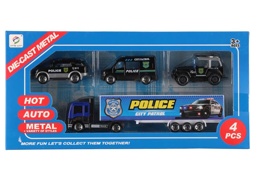 Polis-lekset i metall & plast