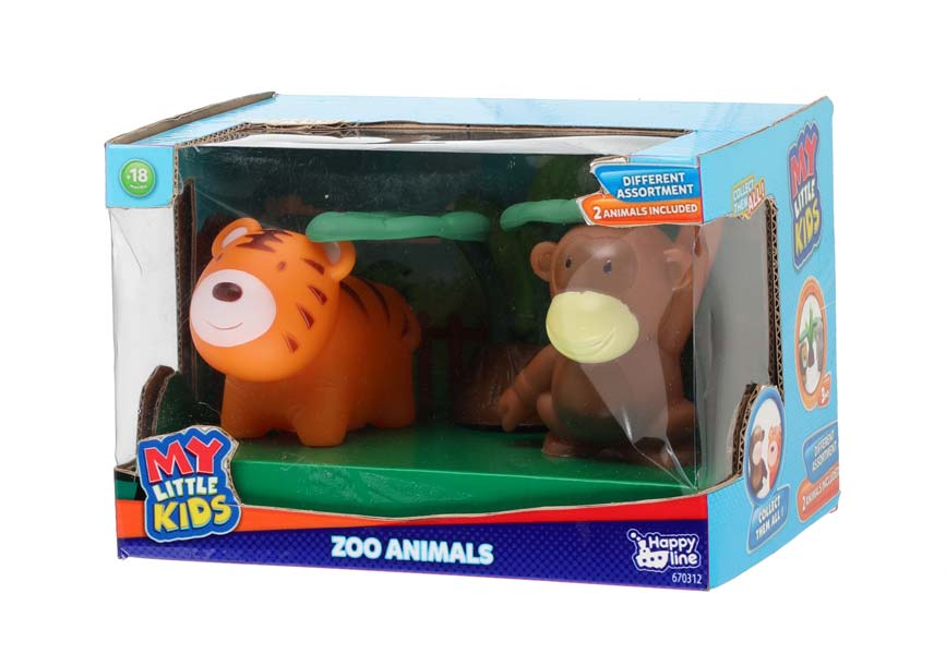 Zoo-figurer 2-pack - Tiger & Apa