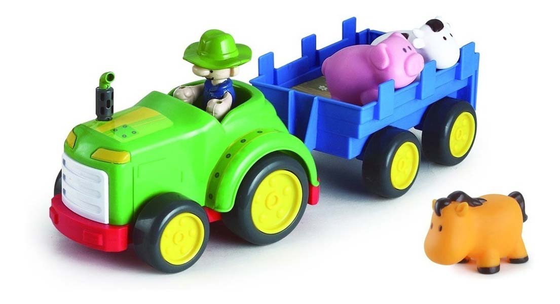 Traktor med släp 30 cm