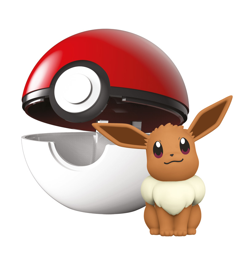 Clip 'n Go Eevee med Pokéball