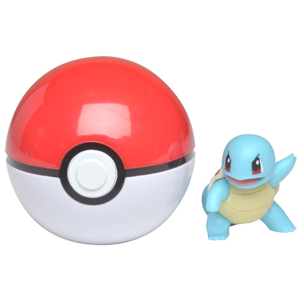 Clip 'n Go Squirtle med Pokéboll
