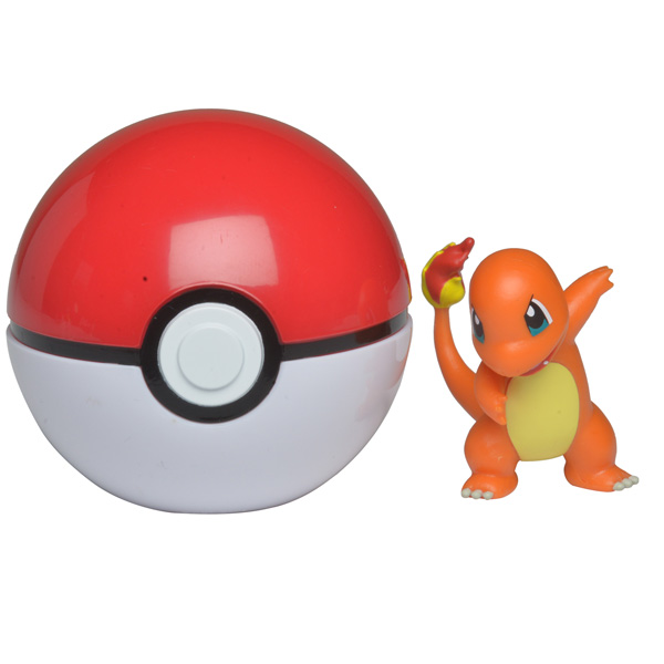 Clip 'n Go Charmander med Pokéboll