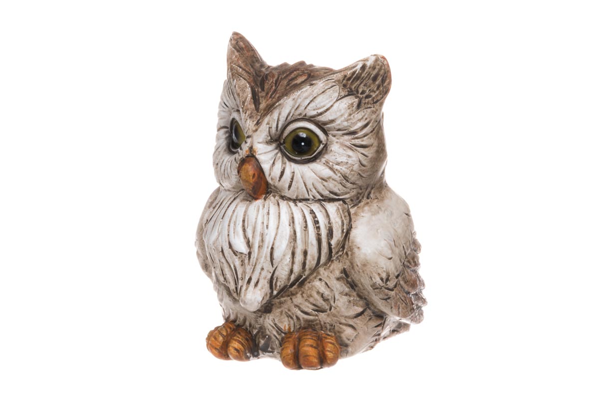 Juldekoration: Brun Uggla 8,5 cm