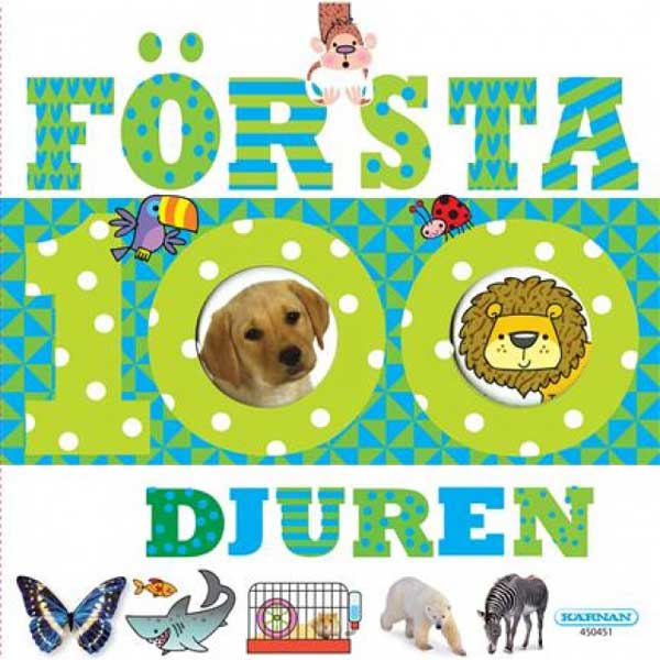 - Första 100 djuren - Inbunden bok, Svenska, 2016