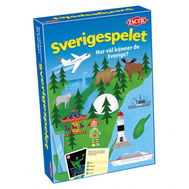 Sällskapsspel: Sverigespelet