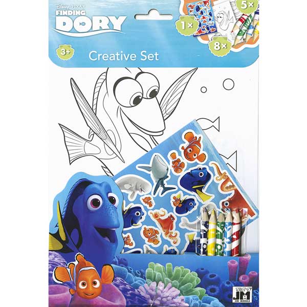 - Creative Set med klistermärken, Pysselset