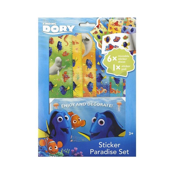 - Stickers Paradise set, Klistermärken + Album Pysselset