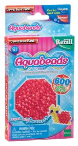 Jewel Bead Pack - Röd Pärlrefill Blanka 600 st