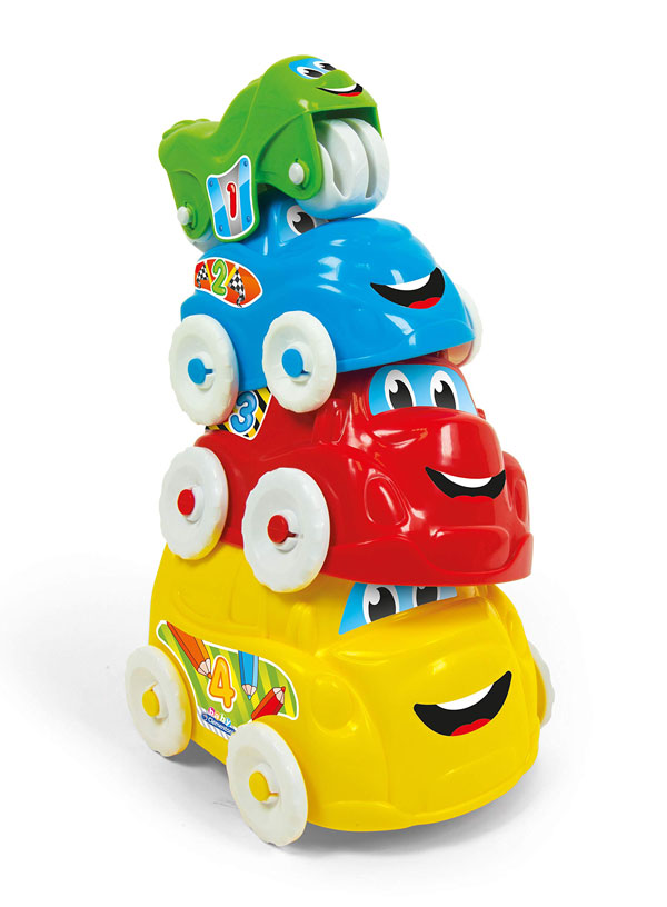 Stapelbara bilar - 100% återvunnet material