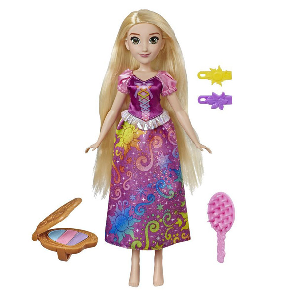 Docka - Rapunzel - Rainbow Hair