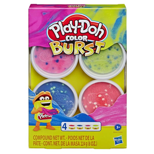 Color Burst 4-Pack - Mörk Färgexplosion