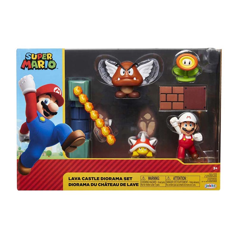 Figurset 6 cm - Lava Castle Diorama Set
