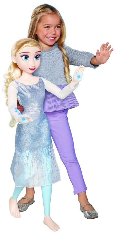 Lekstund med Elsa Gigantisk Docka 81 cm