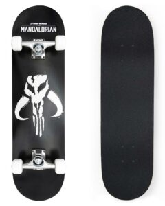 Mandalorian Skateboard i trä 31'' - Svart