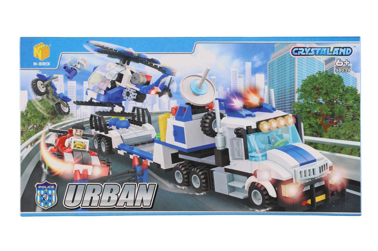 Urban Byggsats - Polislastbil 542 bitar