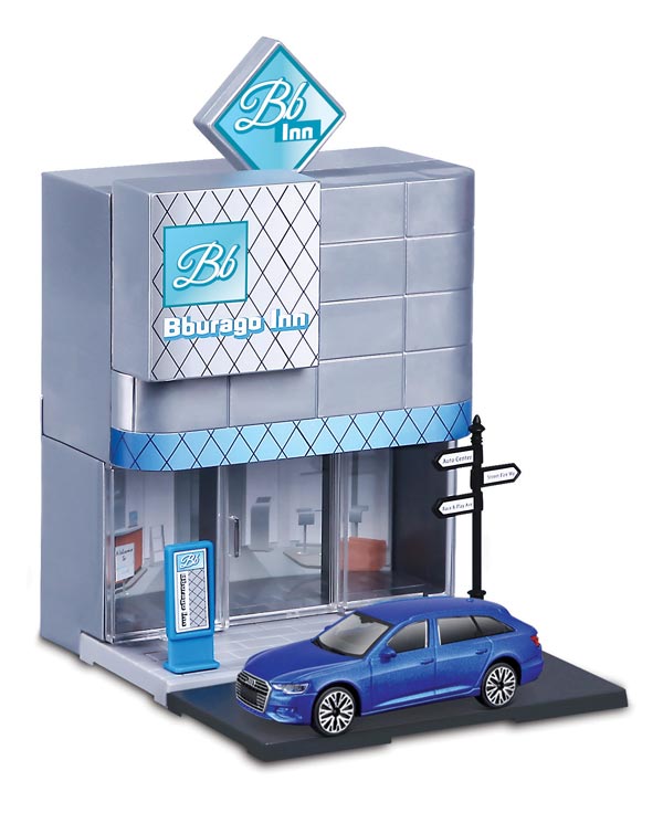 City 1:43 - Audi A6 Avant - Hotel - Blå