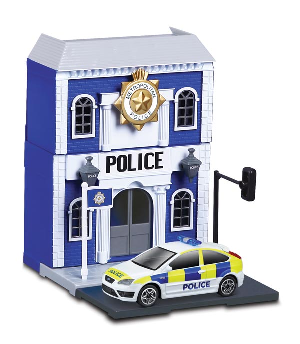 City 1:43 - 2013 Ford Focus ST Polisbil - Police Station