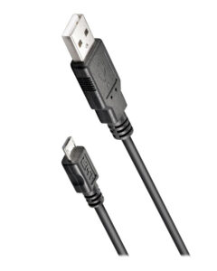 USB-kabel - USB 2.0 till mikro USB 1,8m - Svart