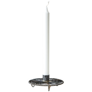 Ljusstake i järn Thomas Ø 12 cm - Grå