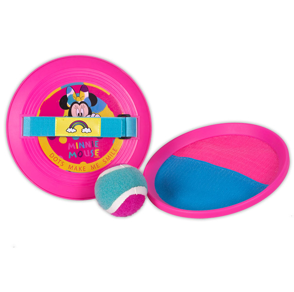 - Catch Ball, Racketset - Rosa 3 Delar