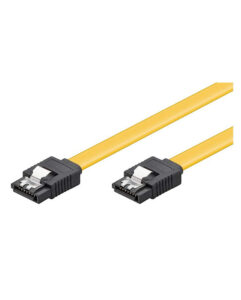 95023 Sata Kabel, Rak 0.7m - Gul