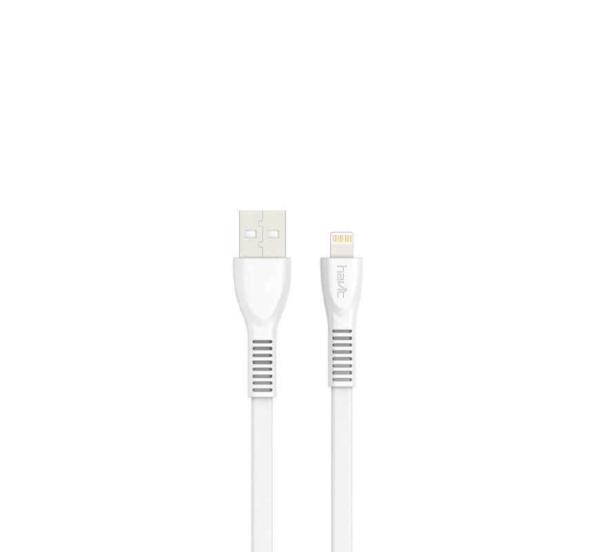 Kabel USB Lightning 2.4A 1m - Vit