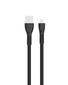Kabel USB Lightning 2.4A 1m - Svart