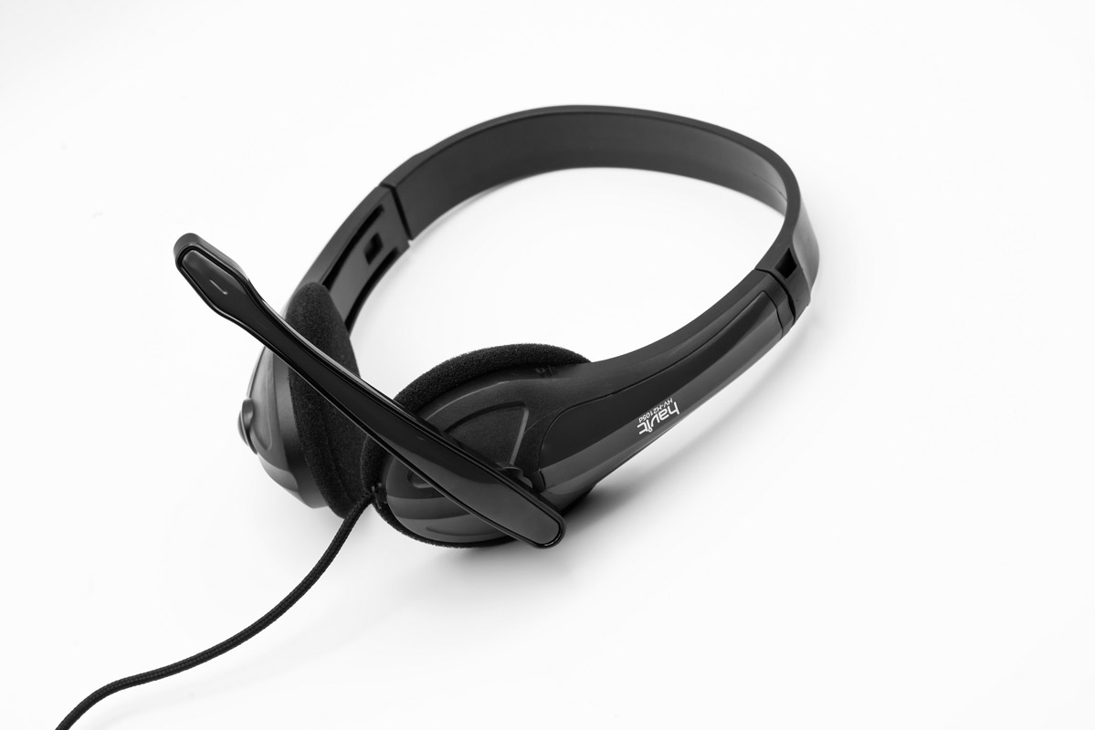 H2105D Dator-headset 3.5 mm - Svart