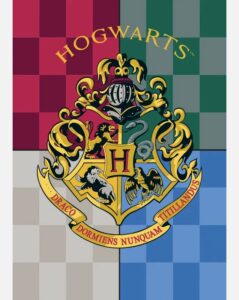 Hogwarts - Fleecefilt Pläd 100x140cm