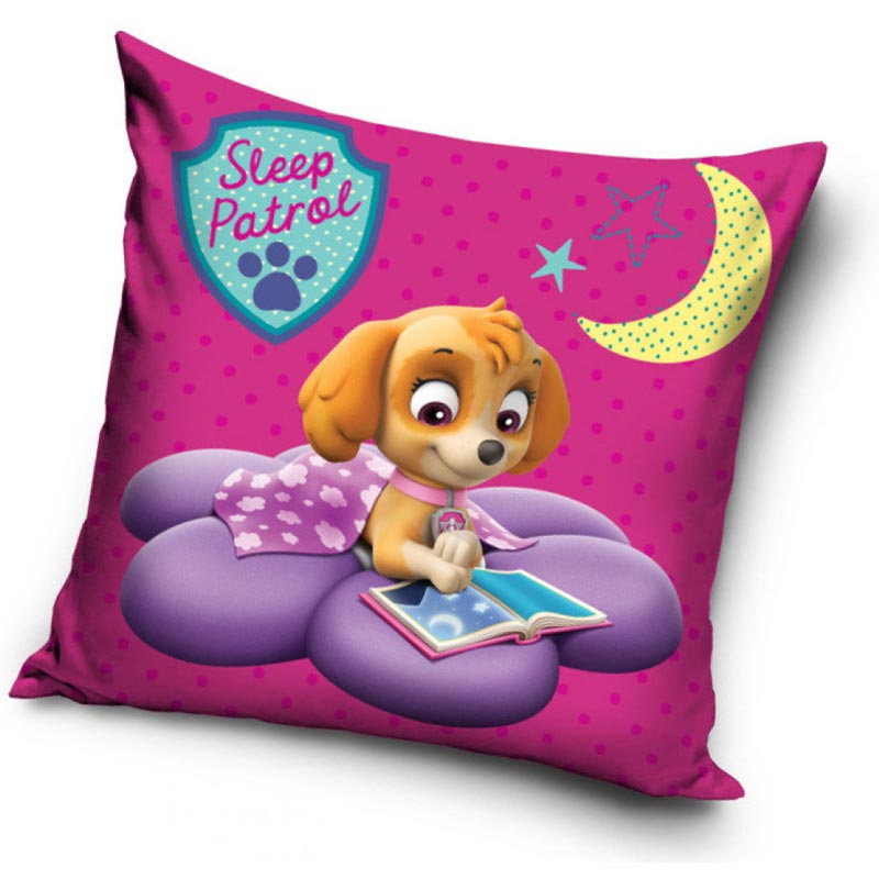 Sleep Patrol - Kuddfodral 40x40cm - Rosa